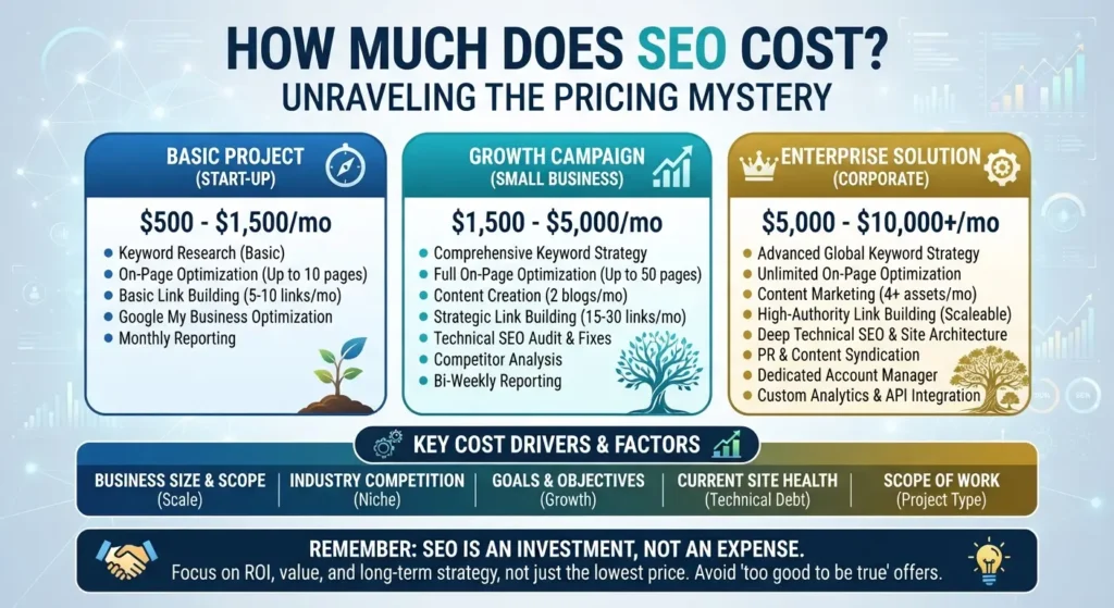 HOW MUCH DOES SEO COST?