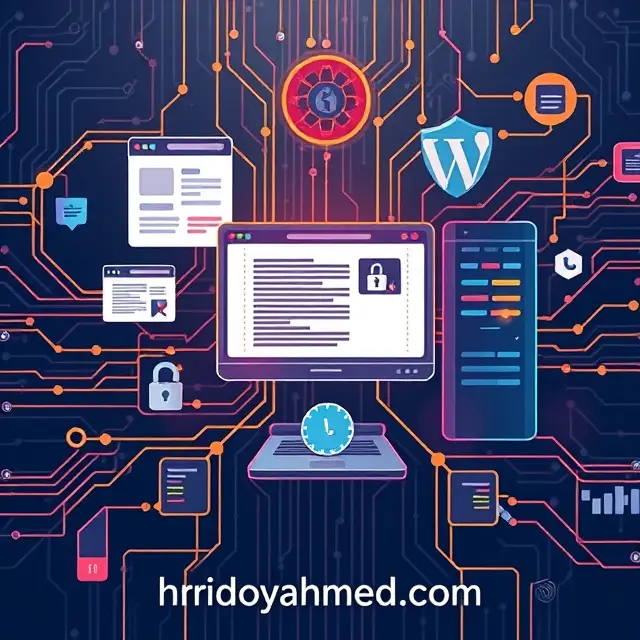 WordPress security and hacked site featured image by Hridoy Ahmed