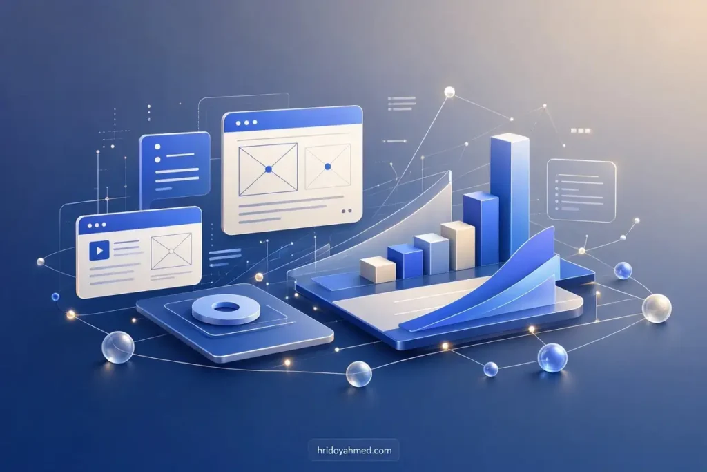 SEO strategy featured image by Hridoy Ahmed