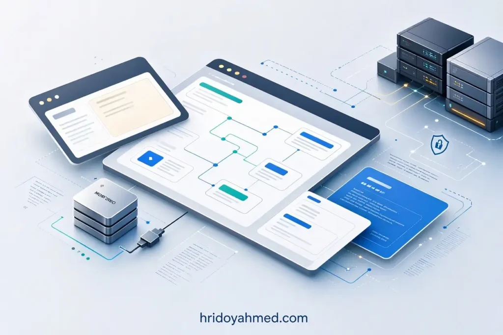 WordPress maintenance featured image by Hridoy Ahmed