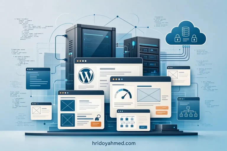 WordPress security checklist featured image by Hridoy Ahmed