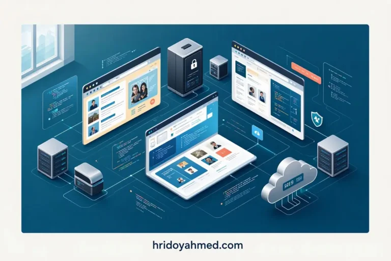 Website security featured image by Hridoy Ahmed